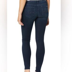 NWT 7 For All Mankind Gwenevere Skinny Blue Denim Jeans Sz 28/6 ABLM 29”